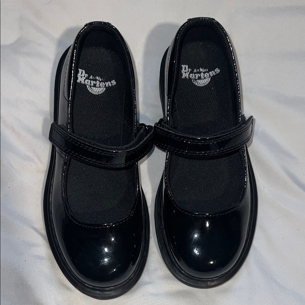 Dr. Martens Kids patent leather Black Dress Shoes